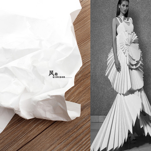 90282人付款淘宝三宅一生褶皱压褶布肌理立体造型婚礼版画背景服装