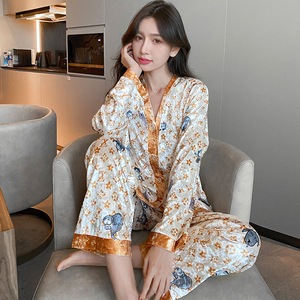 古驰酷奇金丝绒睡衣女秋季高级感潮流长袖钻石绒家居服套装可外穿