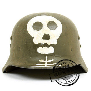 代购古董原始二战匈牙利m38钢盔芬兰totenkopf-7 1/857厘米头盔