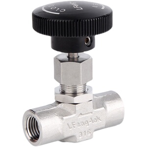 内丝针阀不锈钢高压针阀截止阀调节阀卡套阀门卡套接头直通二通