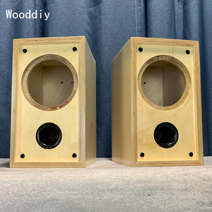 Wooddiy芬兰桦木夹板音箱体4寸5寸6.5寸8寸全频同轴45度拼接实木