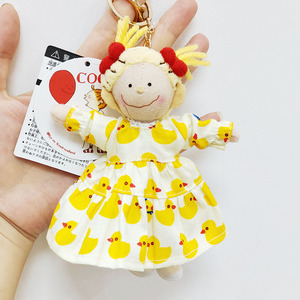 日本coco酱女孩公仔挂件旅行娃娃少女心冶愈系网红钥匙扣礼物换装