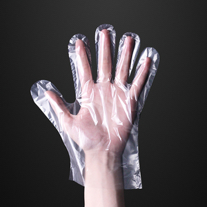 一次性手套加厚PE塑料薄膜餐饮美容家务食品防护洗碗透明