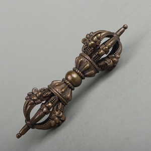 000人付款淘宝藏式金刚杵黄铜九股藏族人手工制作项链吊坠挂件文玩