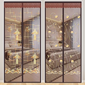 吸铁石纱窗帘魔术贴防蚊门帘家用自动自吸加厚房门纱门儿童房对吸