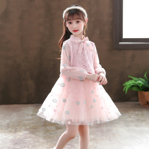 女童春装2022新款连衣裙春秋童装儿童裙子洋气公主裙小女孩衣服女
