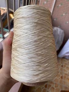 夏季手工编织钩针冰丝线扁带线 带子线 镂空光滑凉爽有下垂感毛线