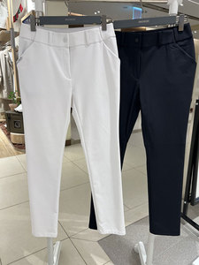 韩国高尔夫女装运动长裤24夏季新款修身纯色运动直筒裤子下场球裤