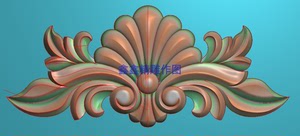 精雕图木雕图镂空欧式洋花长方形贴花欧式洋花木门雕花中式阳花纹