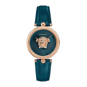 versace范思哲新款手表美杜莎牛皮表带高端优雅女士表vecq00318