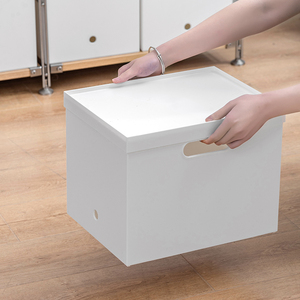 日式家用桌面收纳盒可移动厨房橱柜直角收纳筐塑料玩具置物整理箱