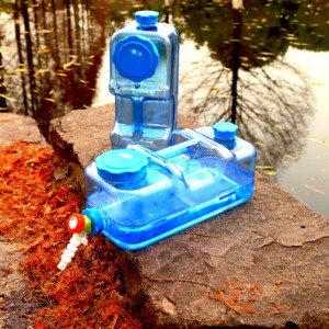 扁方形矮小水桶塑料桶矮小号功夫茶具储水泡茶用矿泉纯净水桶家用