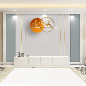 电视背景墙羽毛