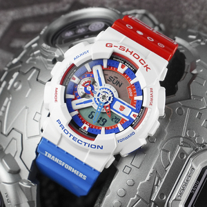 卡西欧g-shock手表男变形金刚联名限量版擎天柱ga-110opt22运动表