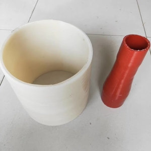 大口径圆管耐高温硅胶管硅胶软连接硅胶套管圆形无味橡胶管软管