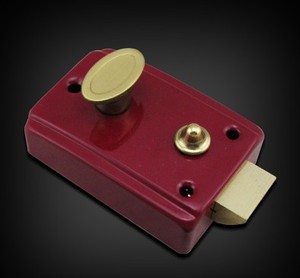 固力牌 老式门锁 单舌锁 出租房 机械门锁 木门锁 外装门锁708