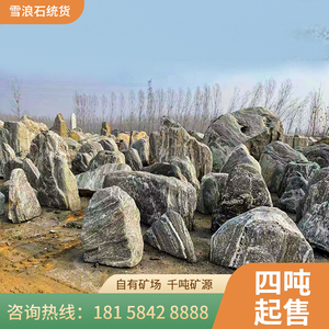 杭州厂家直销天然石雪浪石 草坪点缀石 假山石驳岸石 自然石 原石