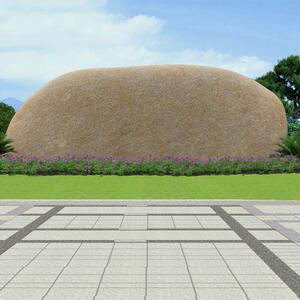 大型景观石 刻字石卵石门牌石公司企业小区村口大石头风景石143