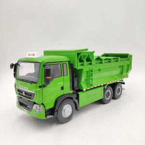 1:24原厂中国重汽 howo豪沃tx渣土车合金自卸车仿真卡车模型