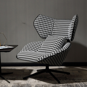 沙发椅子单人千鸟格