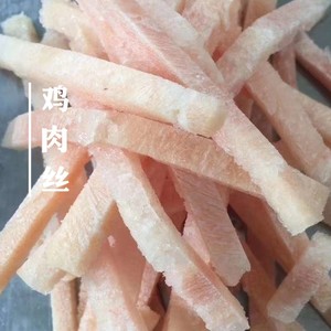 鲜冻鸡肉丝20斤原味鸡丝鸡胸肉生鸡肉鸡丝方便菜快餐江浙沪皖包邮