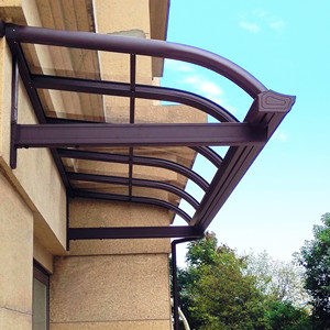 铝合金阳光棚户外防雨别墅阳台露台庭院遮阳棚屋檐门上门头挡雨棚