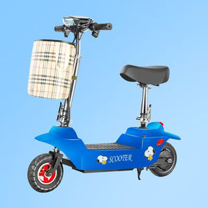 小海豚电瓶车小型迷你折叠电动车女士代步车成年人便携锂电车