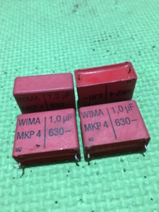 拆机原装德国 WIMA 红威马 630V1.0UF MKP4 音频发烧耦合薄膜电容