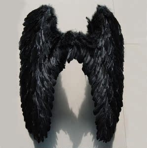 cosplay道具网易阴阳师ssr式神大天狗大天狗黑色翅膀80*80cm包邮