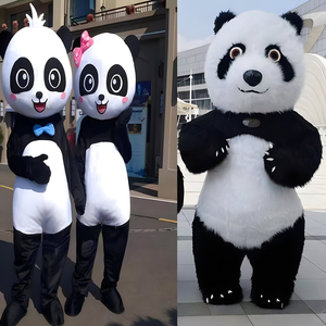 充气大熊猫人偶服装定制行走可爱搞笑卡通派对道具套装吉祥物熊猫