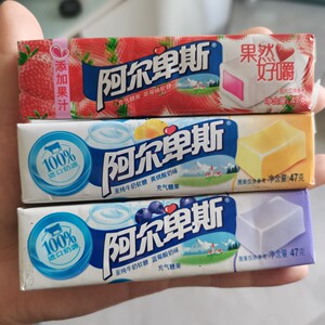 临期食品阿尔卑斯香软糖条装经典夹心牛奶糖果休闲儿童小零食