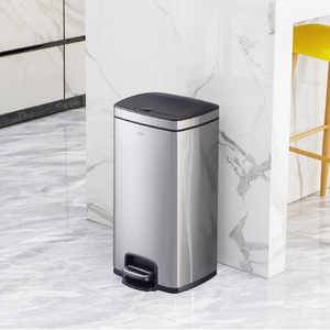 电动垃圾桶智能全自动感应电子触摸式垃圾桶感应商用大号不锈钢