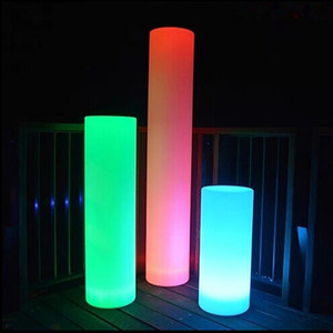 LED发光圆柱柱子落地灯酒吧夜店户外婚庆活动装饰灯饰遥控控制