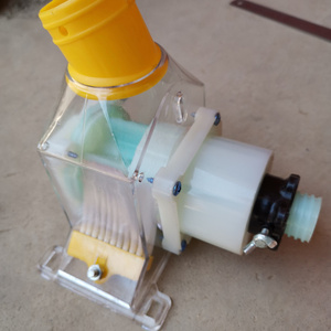 播种机施肥盒手动调节农用排肥盒透明加厚平面形六方内孔可按电机