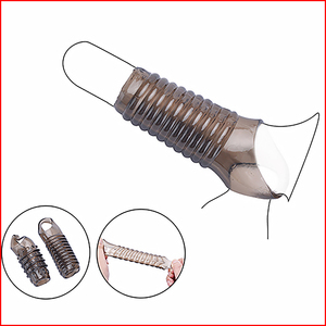 水晶狼牙套男用三重锁精套情趣性用品阴茎套包皮环穿戴阴囊束缚用