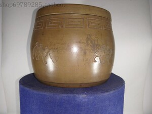 特价天津名家郭景声早期连连上风稀少款道光年造款蛐蛐罐子蟋蟀盆