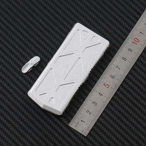 小龙微技术飞鱼白兵刀柄套航空铝合金t6-6061数控电脑cnc配件