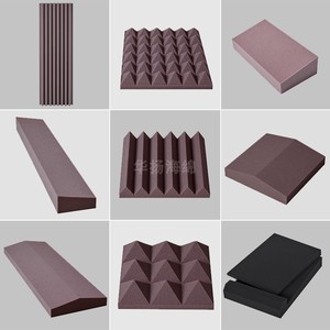 高密度吸音棉 墙壁拼图组合吸音板 消除室内回声回音驻波共振阻燃