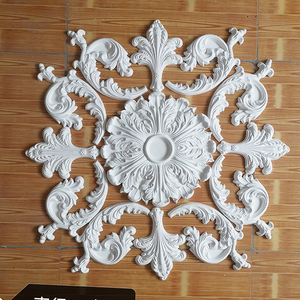 石膏线灯盘拼花圆盘法式欧式客厅吊顶灯装饰雕花圆型组合流行新款