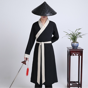 祥祥表演服批发淘宝刺客衣服黑色夜行衣土匪蒙面古装汉服男大侠黑衣