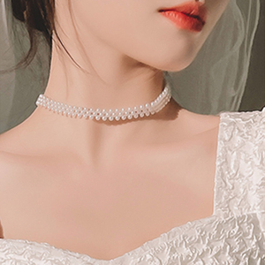 00dce4496淘宝不掉色精工版 小白裙项链女气质 小扇子s925纯银蛮腰