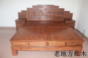 黄花梨木床