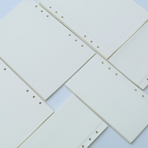 星期八手帐文具创意超实用三折款活页替芯 网格点阵空白基础内页