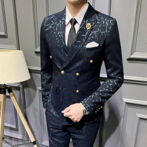 出租男士高端礼服西装 宴会主持人礼服 伴郎新郎服装租赁0人付款150