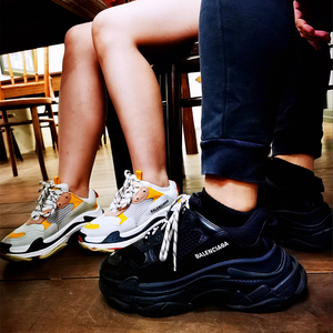 balenciaga巴黎世家女鞋triples复古厚底老爹鞋男休闲运动鞋海淘