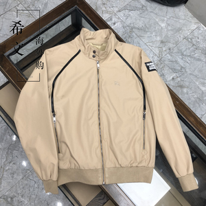 burberry巴宝莉 春秋新款男士休闲运动服立领夹克外套拉链棒球服