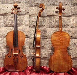 【孤品】十七世纪意大利maggini马基尼琴型4/4独奏小提琴价值4万