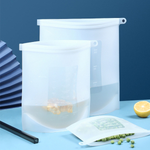 食物密封袋冷冻专用可微波炉食品级硅胶袋水果保鲜袋低温慢煮袋