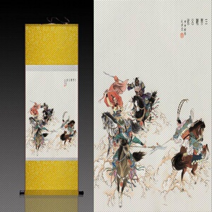 48tb617492236淘宝风雅堂 三英战吕布打麻将创意三国人偶公仔小礼品