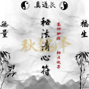 不好情感婚姻心理难眠痛苦安心道家法咒静心解秽清心咒灵符